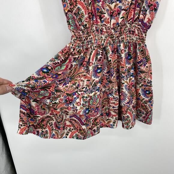 NATURAL LIFE Colorful Floral Mini Dress - Picture 10 of 12